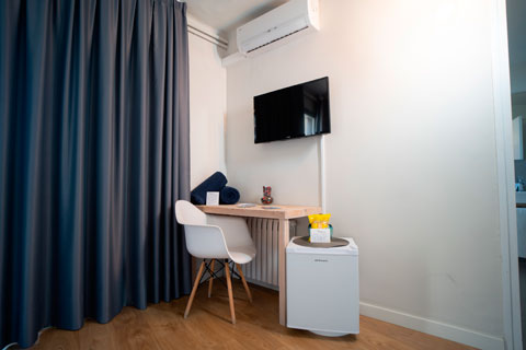 Aire acondicionado y calefacción con control individual las habitaciones de larga estancia en Dynamic Hotels