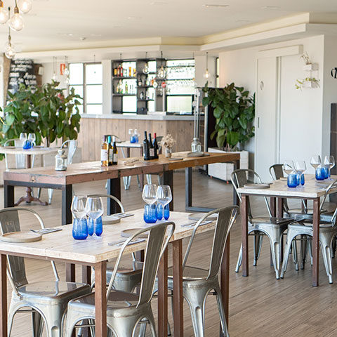 Main Dining Room at Dynamic Restaurant in Caldes de Estrac