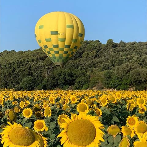 activitats parella catalana vol aerostàtic