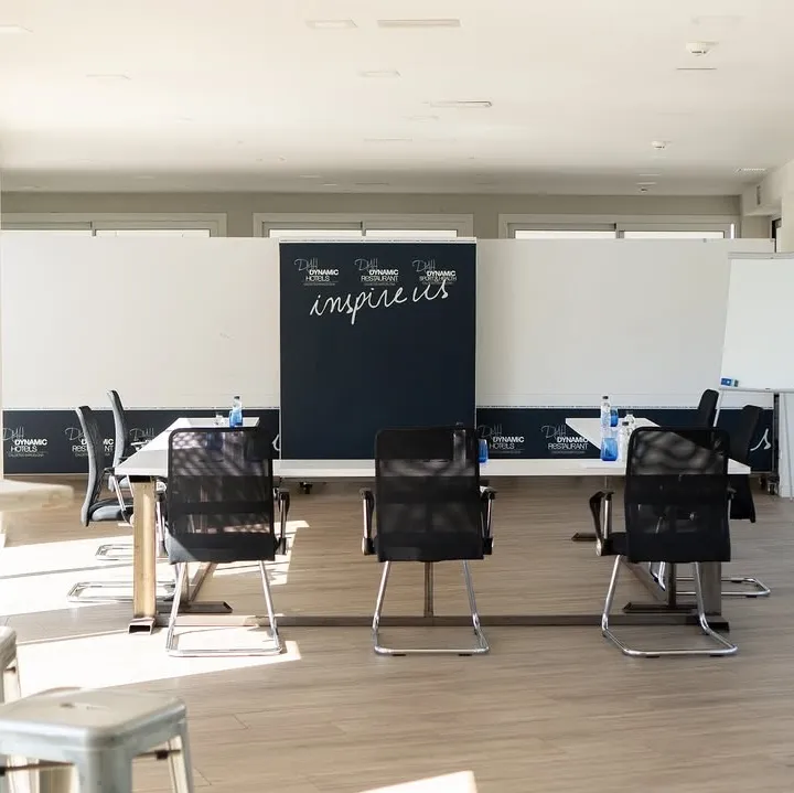 Equipped meeting rooms