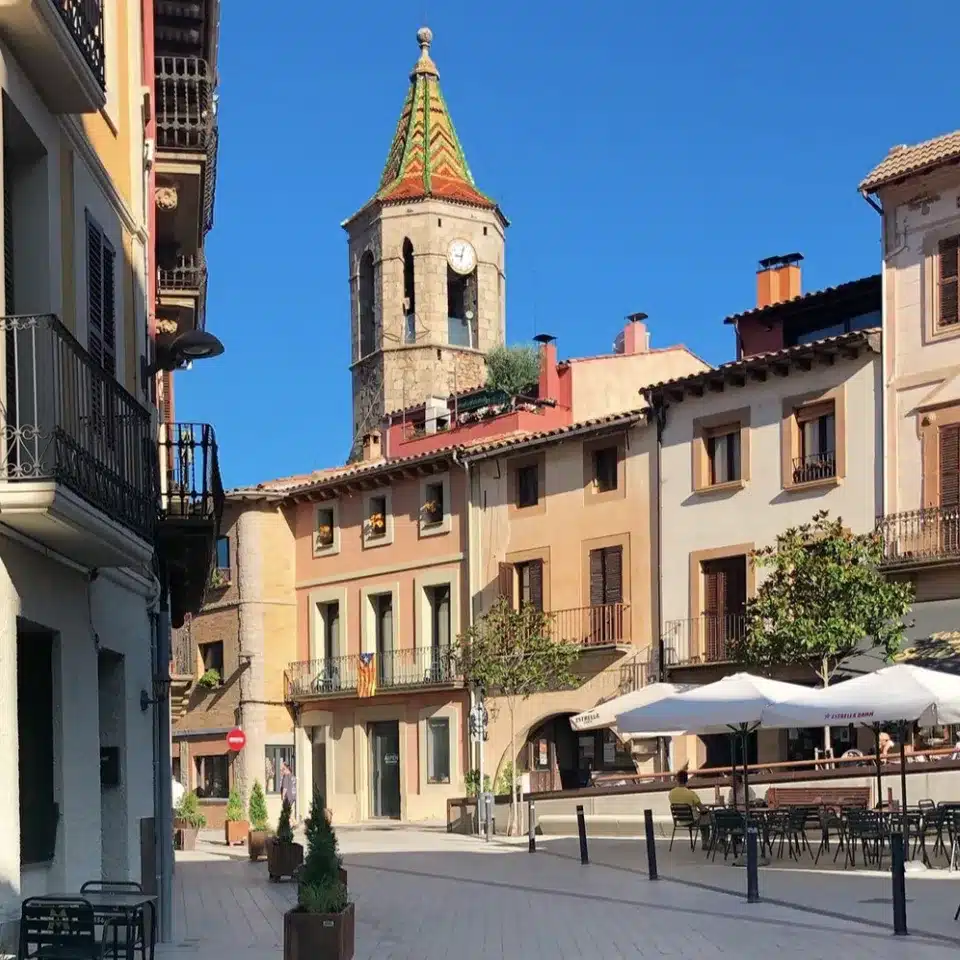 Centro del poble de Viladrau